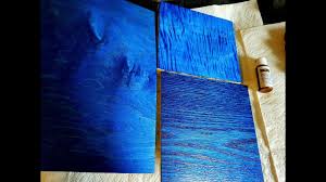 Using Wood Dyes On Maple And Oak Blue Dye Blue Wood Stain