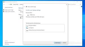 how to backup windows 10 and re