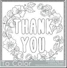 Thank You Card Coloring Pages Rome Fontanacountryinn Com