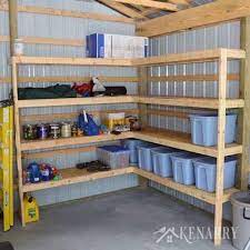 Build Shed Storage Shelves