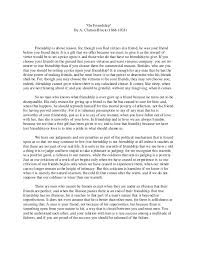 Trustworthy friendship essay emerson