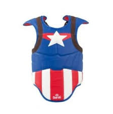 Details About Marvel Daedo Taekwondo Tkd Sports Body Protector Chest Guard Captain America