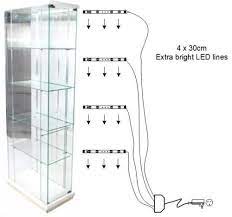 Glass Display Cabinet Lights Cool White