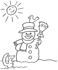 Ideal zum ausdrucken und teilen. Kostenlose Malvorlage Schneemann Kids Christmascrafts Happy Snow Ausmalbild Schneemann Ausmalbilder Zeichenvorlagen