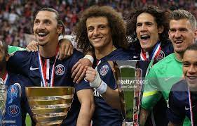 Cavani said psg's potential to win the champions league helped convince him to move to the french capital where he hopes to form a great attacking duo with zlatan ibrahimovic. Edinson Cavani David Luiz Zlatan Ibrahimovic And Goalkeeper Of Psg Zlatan Ibrahimovic Goalkeeper David Luiz