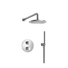 two output shower set with shower head