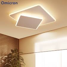 Omicron Modern Led Ceiling Light Creative Diy Geometric Art Lighting Ceiling Lamp For Living Room Bedroom Home Decoration Ceiling Lights Aliexpress