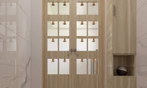 pooja room door designs with glass