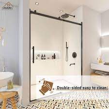 Frameless Single Sliding Shower Door