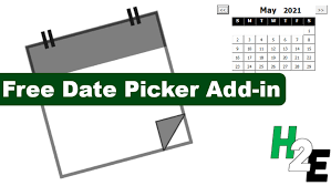 free excel date picker add in