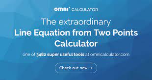 Line Equation From Two Points Calculator