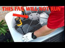 easy air conditioner repair fan not