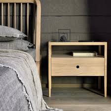 ethnicraft oak spindle bedside table by