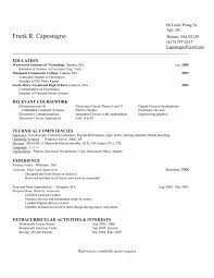 Resume Template For Mac Awesome Microsoft Word Resume