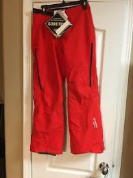 Details About Womens Ski Or Snowboard Pants Nwt Sunice Vector Gore Tex Solid Red Size 4