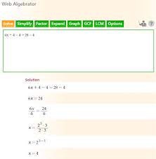 algebra calculator math problem solver