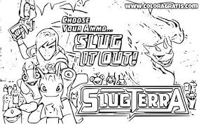 Slugterra coloring pages for kids online. Slugterra 43141 Cartoons Printable Coloring Pages