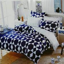print multicolored double bed comforter