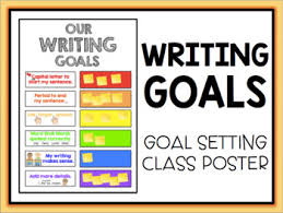 Writing Goals Chart