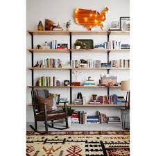 Wall Shelving Unit With 5 Shelves