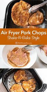 air fryer shake n bake pork chops