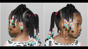Find some of the best toddler braids with beads for your little one and she's definitely going to love it. Kids Braided Hairstyle With Beads Cute Hairstyles For Girls Youtube