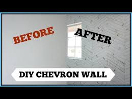 Diy Chevron Wall Easy Room Makeover