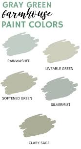 Neutral Gray Green Paint Colors If You