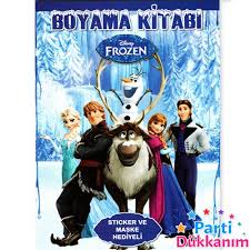 Frozen elsa yuz boyama karlar ulkesi ortak video youtube. Karlar Ulkesi Boyama Kitabi Stickerli 16 Sayfa