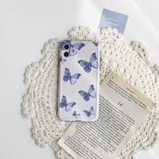 Match your phone to your mood. Owler Market Blue Butterfly Vintage Matte Jelly Iphone Case Codibook