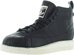 Und die geschichte geht weiter: Adidas Originals Damen Schwarz Leder Superstar Boots Schuhe Amazon De Schuhe Handtaschen
