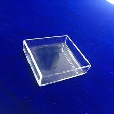 High Purity Clear Fused Quartz Glass Petri Dish Square Shape