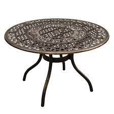 Bronze Hd2666 Round 48 Ornate Table