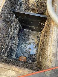 grease trap cleaning and repair pipe