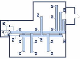 An Hvac Floor Plan With Roomsketcher