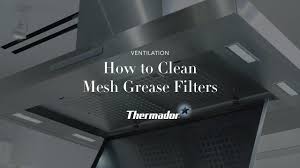 how to clean grease filters