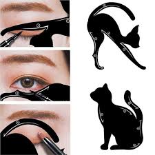5pairs cat eyeliner stencils 2 in 1 cat