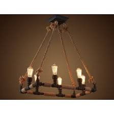 Shop the top 25 most popular 1 at the best prices! Shop Bokt 6 Lights Hemp Rope Chandelier Metal Vintage Rustic Country Style Pendant Lamp Rectangle Island Lights Handmade Water Pipe Online From Best Ceiling Lights On Jd Com Global Site Joybuy Com