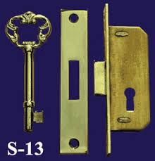 antique style full mortise cabinet lock