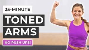25 minute toned arms workout for women
