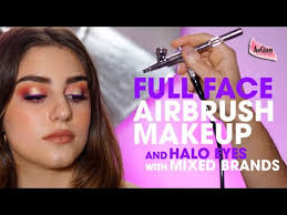 mixing airbrush makeup brands