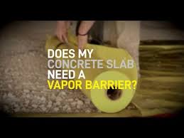 concrete slab need a vapor barrier