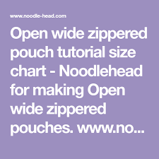 Open Wide Pouch Gift Set Zipper Pouch Tutorial Pouch