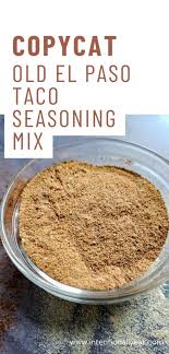 old el paso taco seasoning recipe