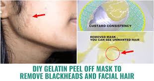 diy gelatin l off mask to remove