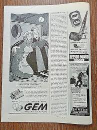 1944 gem razor shaving ad avoid 039 5