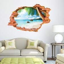 Sea Beach Break Wall Bedroom Living