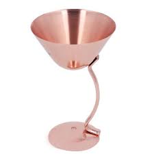 Stainless Steel Martini Cocktail Glass