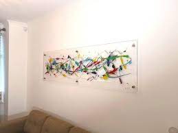 Modern Abstract Wall Art Perspex Glass