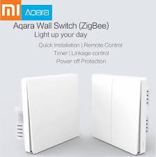 Xiaomi Aqara Switch Smart Light Control Zigbee Wifi Wireless Wall Switch Via Smartphone Remote Smart Home Work With Mijia App Newday Mk
